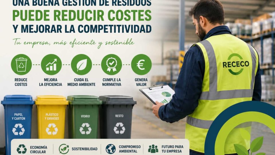 Gestión de residuos para reducir costes en pymes
